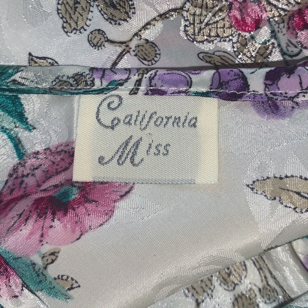 Vintage California‎ Miss Satin Slip Dress Chemise Nightie Size Medium - Picture 10 of 10